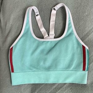 Teal Fabletics Sports Bra